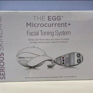 Serious Skincare Microcurrent Egg Facial Toning System NIB FREE SHIPPING